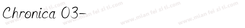 Chronica 03字体转换
